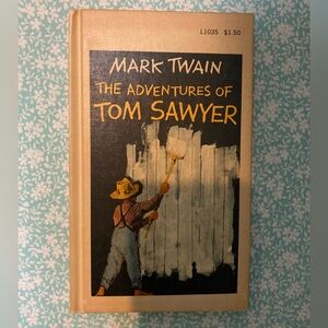 💙 Vintage Hardcover - The Adventures of Tom Sawyer by Mark Twain